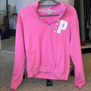VS Pink half zip